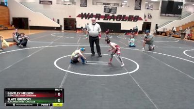 56/59/62 Round 3 - Bentley Melson, Social Circle USA Takedown vs Slate Gregory, Buccaneer Wrestling Club