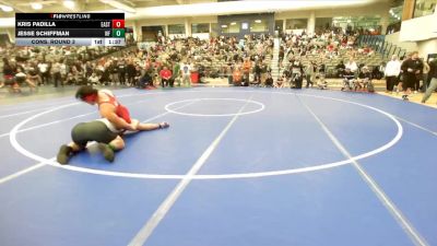 190 lbs Cons. Round 3 - Kris Padilla, East vs Jesse Schiffman, Westfield