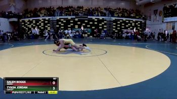 157 lbs Cons. Round 1 - Salem Boggs, GREEN vs Tyson Jordan, COPLEY