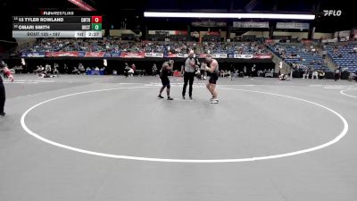 197 lbs Champ. Round 1 - 13 Tyler Rowland, Cumberland vs Omari Smith, Oklahoma City