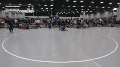 138 lbs Champ. Rd Of 16 - Connor Landers, Carroll Wrestling Club vs Malakii Martin, Bear Cave Wrestling Club