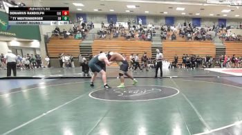 285 lbs Champ. Round 1 - Demarius Randolph, Casteel vs Ty Westenberger, San Marcos