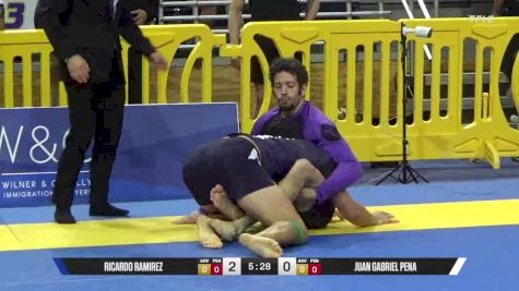 Juan Gabriel Pena vs Ricardo Ramirez 2025 Pan IBJJF Jiu-Jitsu No-Gi Championship