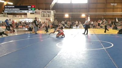 145 lbs Semifinal - Eli Horton, Combat Athletics vs Nikolas Marnika, Vhw