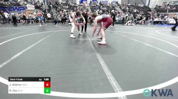 132 lbs Semifinal - Jack Adams, D3 Wrestling Cluib vs Ralfie Cox, Weatherford Youth Wrestling