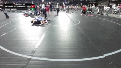 80 lbs Consi Of 8 #2 - Valentina Acquafredda, Mount Olive vs Brynn Mason, Power Half Wrestling Academy