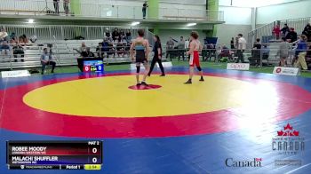 60kg Champ. Round 1 - Robee Moody, London-Western WC vs Malachi Shuffler, Wetaskiwin WC