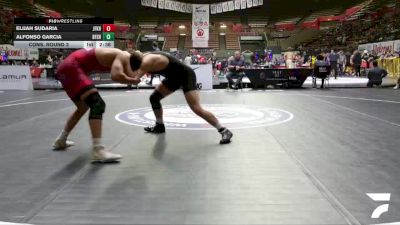 Cons. Round 3 - Elijah Sudaria, John F Kennedy High School Wrestling vs Alfonso Garcia, Benjamin Franklin Senior High School Wrestling