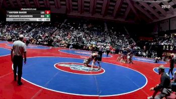 3A-150 lbs Quarterfinal - Haygen Baker, LaFayette vs Devonte Saunders, Ridgeland