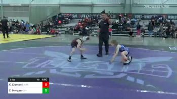 61 lbs 3rd Place - Kash Clementi, Gladiator Academy Wrestling vs Chase Morgan, Excalibur