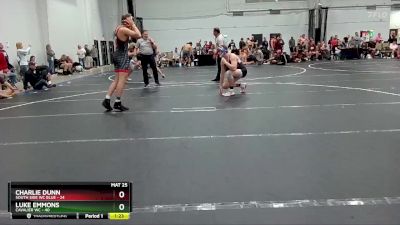 190 lbs Round 5 (8 Team) - Luke Emmons, Cavalier WC vs Charlie Dunn, South Side WC Blue