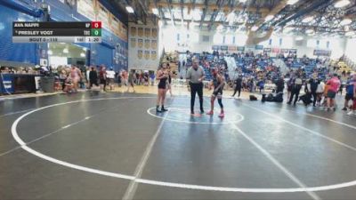 110 lbs Cons. Round 2 - Ava Nappi, North Port vs Presley Vogt, Braden River