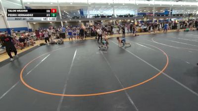 120 lbs Champ. Round 3 - Pedro Hernandez, Unattached vs Talon Weaver, Unattached