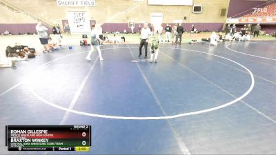 118-119 lbs Round 2 - Braxton Winkey, Central Iowa Wrestling Club /Team Intensity vs Roman Gillespie, Frisco Wakeland High School Wrestling