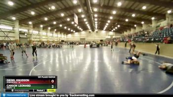 106 lbs Finals (2 Team) - Carson Leonard, INWTC vs Diesel Knudson, Utah Black