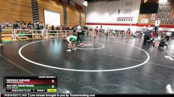 145 lbs Champ. Round 2 - Payten Armstrong, Kelly Walsh vs Nichole Sumare, Burns/Pine Bluffs