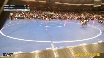 72 lbs Semifinal - Anabel Chavez, Team Valley Wrestling Club vs Zanyah Keys, Team Aggression