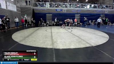 158 lbs Quarterfinal - Elakki Adan Flores, Idaho Gold vs Talon Heinley, Payette Wrestling Club