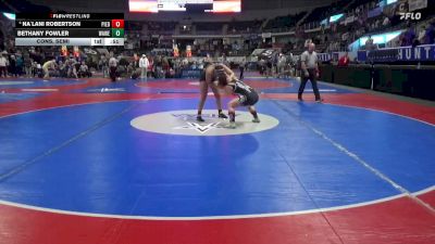 1-5A 165 Cons. Semi - Na`lani Robertson, Piedmont vs Bethany Fowler, Walter Wellborn