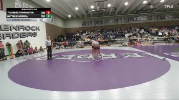 135 lbs Champ. Round 1 - Nattalie Herrea, Thunder Basin vs Aubree Fahrmeyer, Torrington