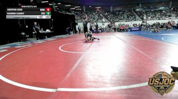 64 lbs Consi Of 8 #1 - Ashton Edie, Mustang Bronco Wrestling Club vs Kaiden Candy, Sperry Wrestling Club