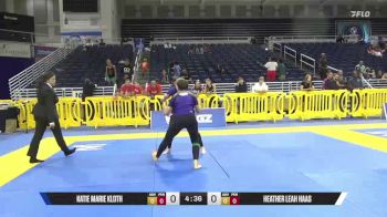 Heather Leah Haas vs Katie Marie Kloth 2025 Pan IBJJF Jiu-Jitsu No-Gi Championship