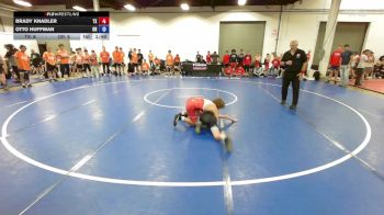 92 lbs Brady Knadler, Texas vs Otto Huffman, Oregon
