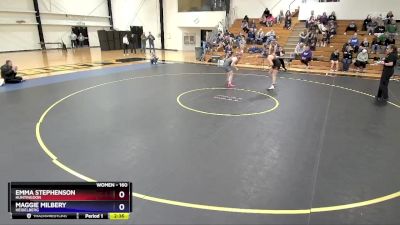160 lbs Consolation Bracket - Maggie Milbery, Heidelberg vs Emma Stephenson, Huntingdon