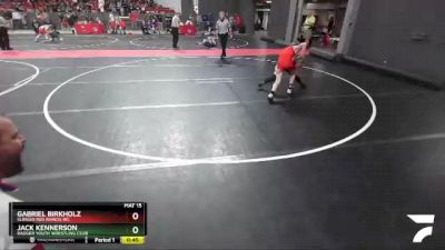 110 lbs Cons. Round 2 - Gabriel Birkholz, Slinger Red Rhinos WC vs Jack Kennerson, Badger Youth Wrestling Club