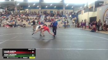 113 lbs Semifinal - Caleb Garcia, DeMatha Catholic vs Evan Jackson, Loyola-Blakefield