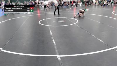 70 lbs Cons. Round 3 - Brock Hollenbeck, NCYAC vs Liam Lieb, Bryan Youth Wrestling Club