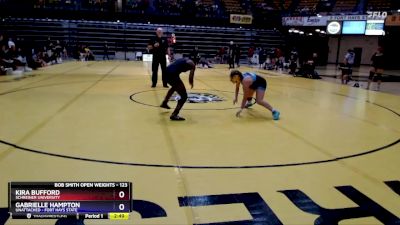 123 lbs Cons. Semi - Kira Bufford, Schreiner University vs Gabrielle Hampton, Unattached - Fort Hays State