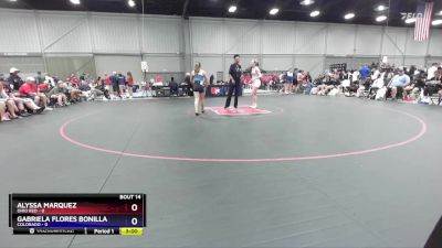 120 lbs Placement Matches (8 Team) - Emma Rinehart, Ohio Red vs Jaydin Cuevas, Colorado