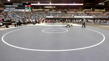 165 lbs Champ. Round 1 - Luke Franze, Overland Park-Blue Valley Southwest HS vs Karson Etienne, Hutchinson HS