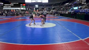 6-7A 152 Cons. Round 1 - Makiya Mcrae, Sparkman vs Emilie Long, Smiths Station Hs
