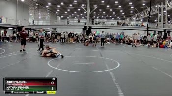 96 lbs Semis (4 Team) - Aiden Yarnell, Team Boogie Men vs Nathan Fenner, Grit Mat Club