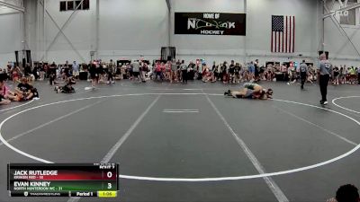 175 lbs Semis (4 Team) - Jack Rutledge, Kraken Red vs Evan Kinney, North Hunterdon WC