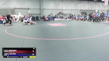 95 lbs Round 1 (8 Team) - Lilly Breeden, Missouri Blue vs Siera Becker, Iowa