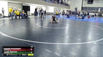 150 lbs Finals (8 Team) - Caden Peacock, Little Falls vs Hunter Polikowsky, Chatfield