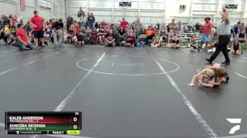 52 lbs Finals (2 Team) - Suncera Dickman, Contenders Blue vs Kaleb Anderson, The Wrestling Mill