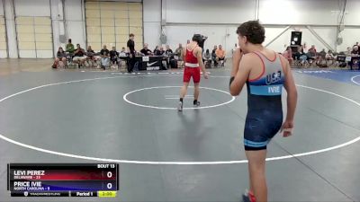 165 lbs Placement Matches (8 Team) - Levi Perez, Delaware vs Price Ivie, North Carolina
