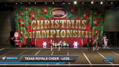 Texas Royals Cheer - Legends [2022 L1.1 Youth - PREP - D2 12/3/2022] 2022 Cheer Power Holiday Showdown Galveston