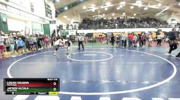 120 lbs Semifinal - Logan Vaughn, Fruitland vs Jayden Alcala, Middleton
