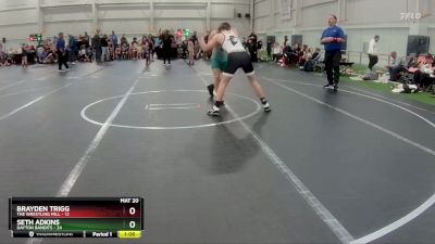 144 lbs Round 1 (4 Team) - Brayden Trigg, The Wrestling Mill vs Seth Adkins, Dayton Bandits