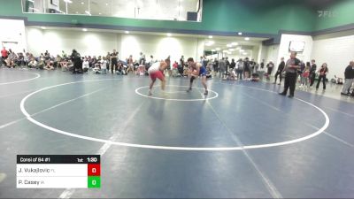 157 lbs Consi Of 64 #1 - Jovan Vukajlovic, FL vs Parker Casey, IA