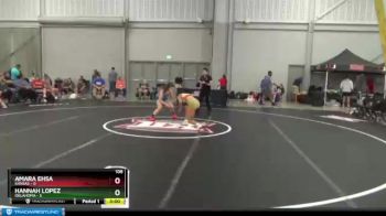 106 lbs Round 3 (8 Team) - Amara Ehsa, Kansas vs Hannah Lopez, Oklahoma