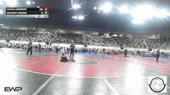 92 lbs Round Of 32 - Isaiah Lineberry, Davis Wolves vs Zachary Madrid, Lincoln Christian