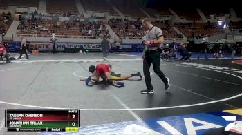 D4-113 lbs Cons. Round 1 - Taegan Overson, St. Johns vs Jonathan Truax, Alchesay