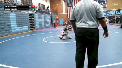 113 lbs Cons. Round 2 - Jarom Hansen, Layton vs Thomas Gorst, Corner Canyon