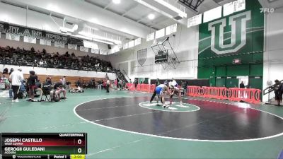 144 lbs Quarterfinal - Joseph Castillo, West Covina vs Gerogii Guledani, Agoura